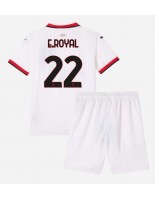 AC Milan Emerson Royal #22 Bortedraktsett Barn 2024-25 Korte ermer (+ bukser)